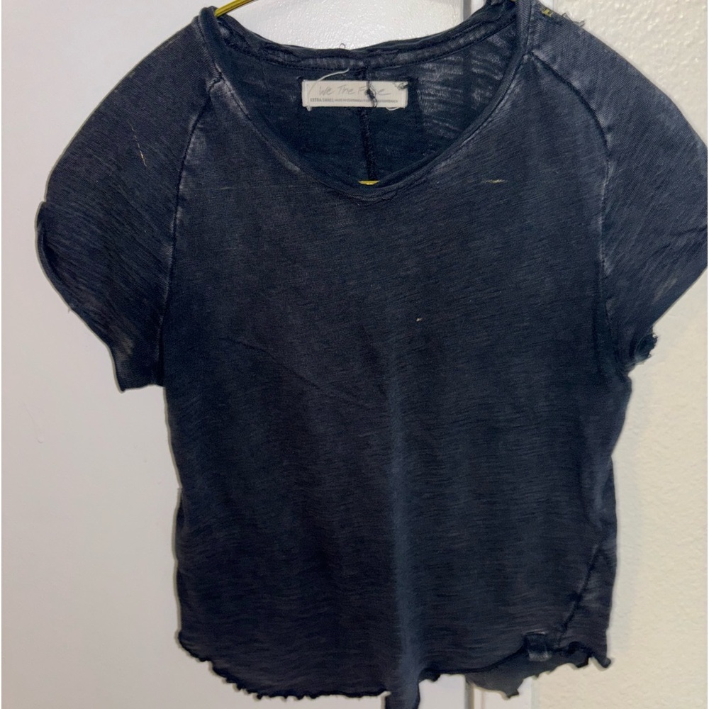 Free People distressed baby tee